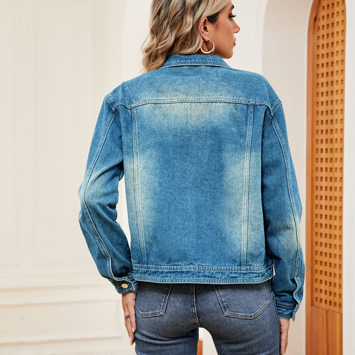 Washed Denim Jacket - Myfave Denim