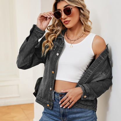 Washed Denim Jacket - Myfave Denim